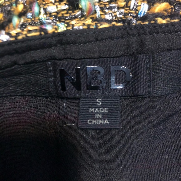 NEW NBD X REVOLVE Orion Tweed Wrap Skirt - Picture 8 of 9